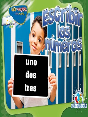 cover image of Escribir los números (Spelling Numbers)